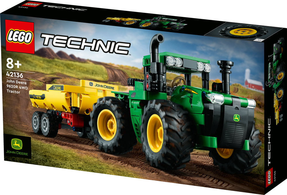 Lego® Technic John Deere 9620R 4Wd Tractor 42136 Model Building Kit (390 Pieces)
