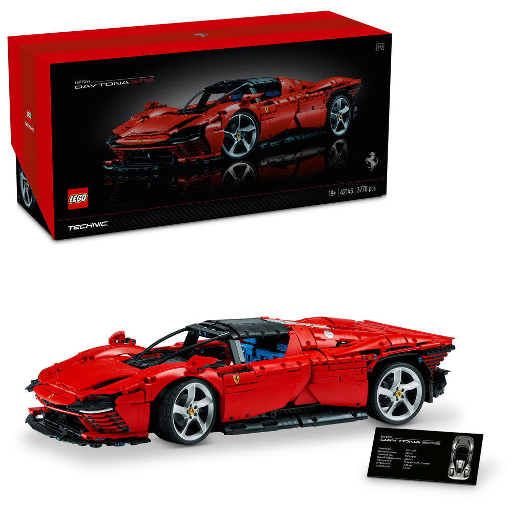 Lego 42143 Technic Ferrari Daytona Sp3 Model Race Car Set