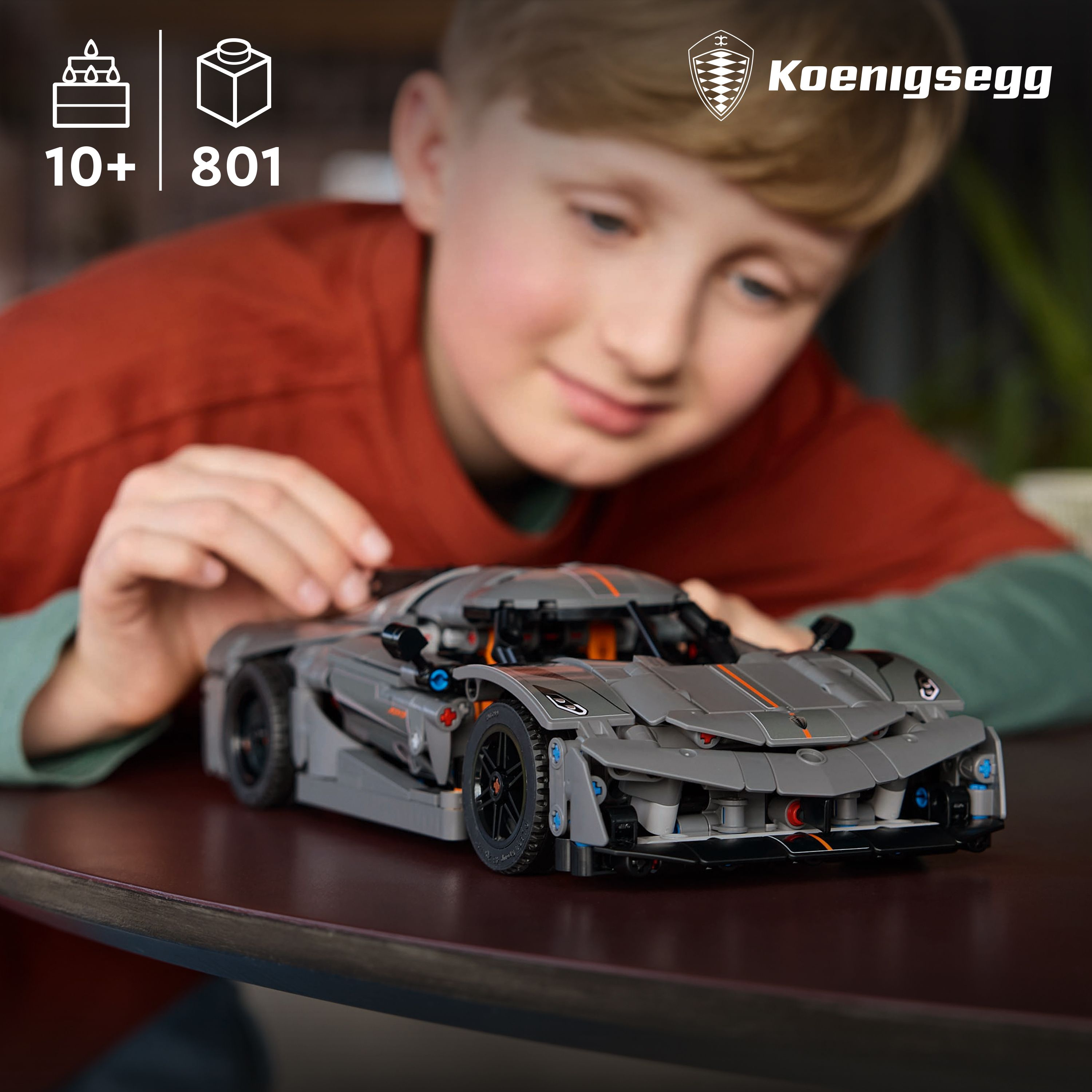Lego® Technic Koenigsegg Jesko Absolut Grey Hypercar 42173