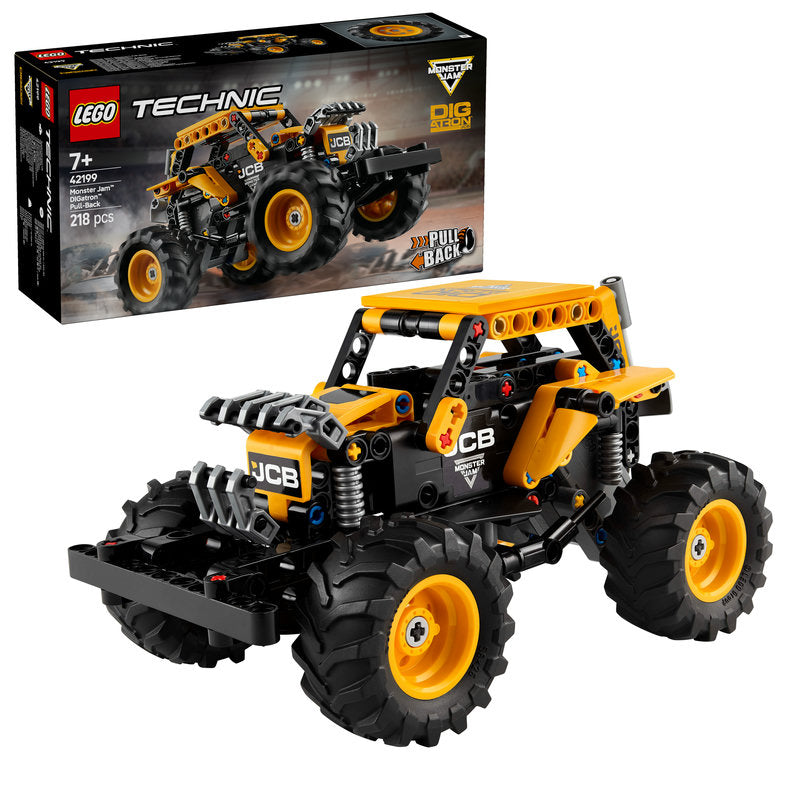 Lego® Technic Monster Jam™ Digatron™ Pull-Back Truck Toy 42199