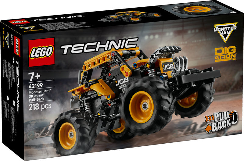 Lego® Technic Monster Jam™ Digatron™ Pull-Back Truck Toy 42199