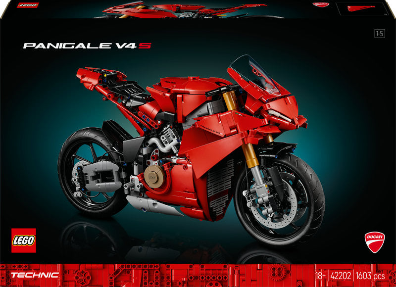 Lego® Technic Ducati Panigale V4 S Motorcycle Model Building Set 42202