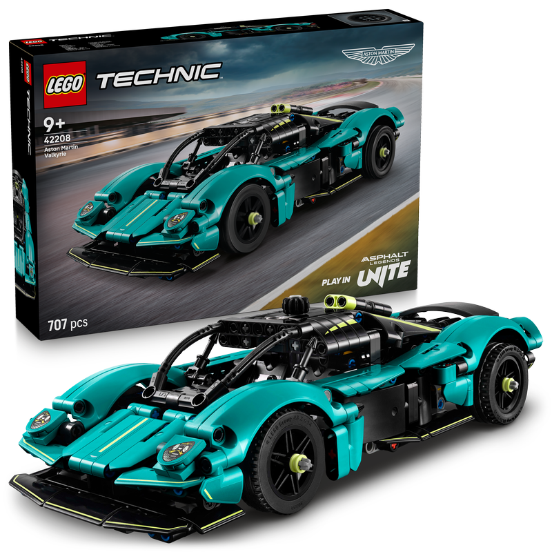 Lego® Technic Aston Martin Valkyrie Buildable Car Model Kit 42208