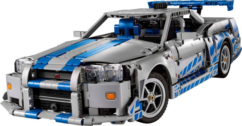 Lego® Technic 2 Fast 2 Furious Nissan Skyline Gt-R (R34) Car Model Kit 42210