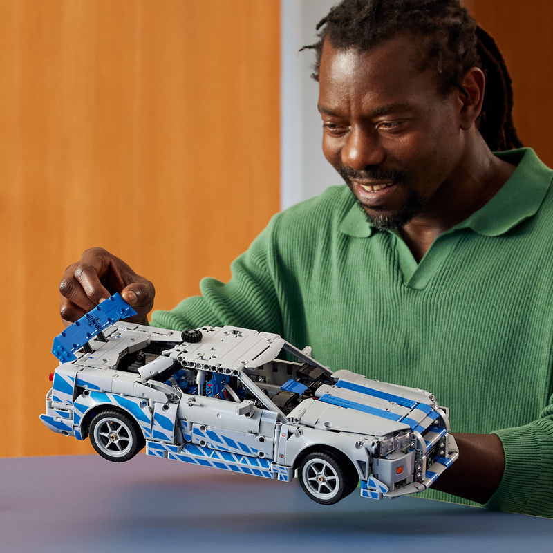 Lego® Technic 2 Fast 2 Furious Nissan Skyline Gt-R (R34) Car Model Kit 42210