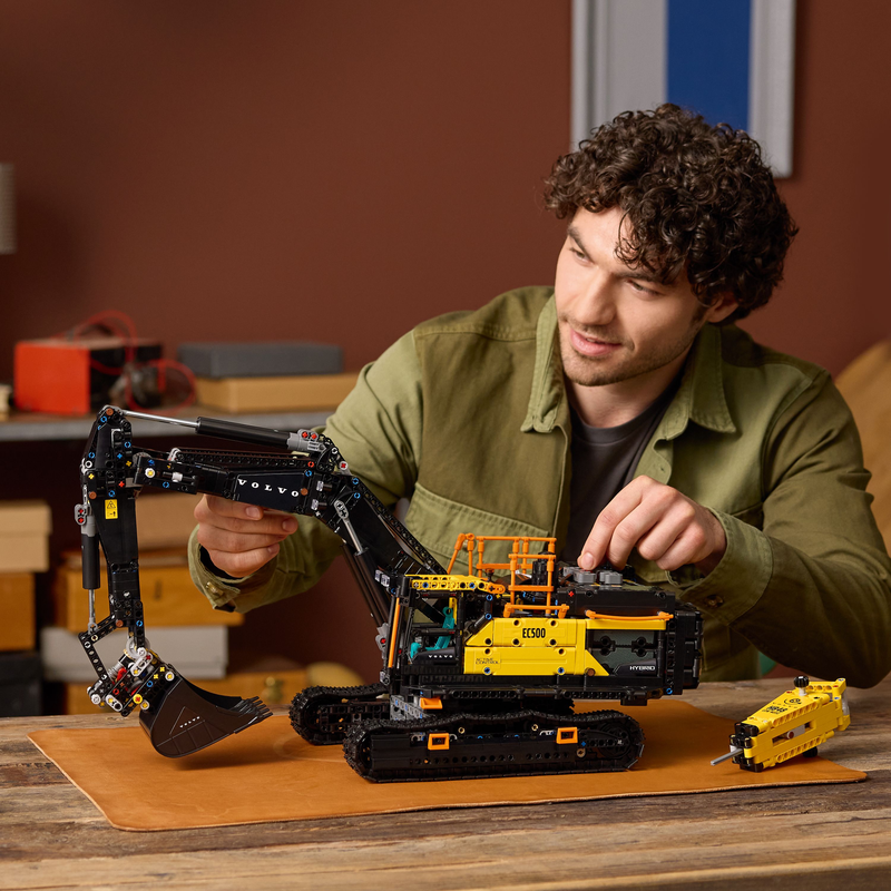 Lego® Technic Volvo Ec500 Hybrid Excavator Set, Gift For Adults 42215