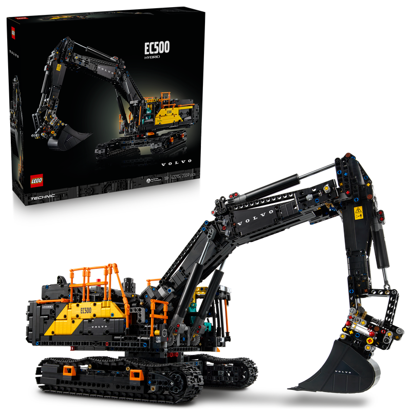 Lego® Technic Volvo Ec500 Hybrid Excavator Set, Gift For Adults 42215
