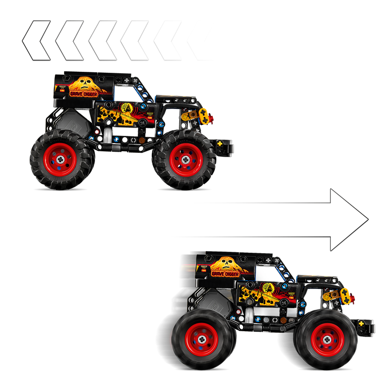 Lego® Technic Monster Jam™ Grave Digger™ Fire And Ice 42219