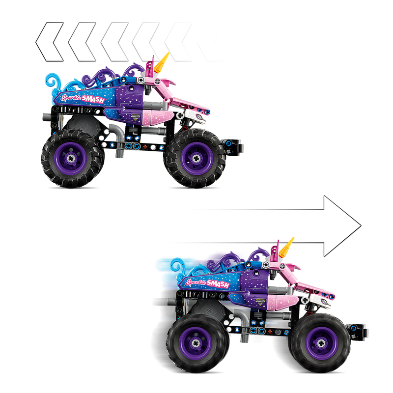 Lego® Technic Monster Jam™ Sparkle Smash™ Pull-Back Toy 42220
