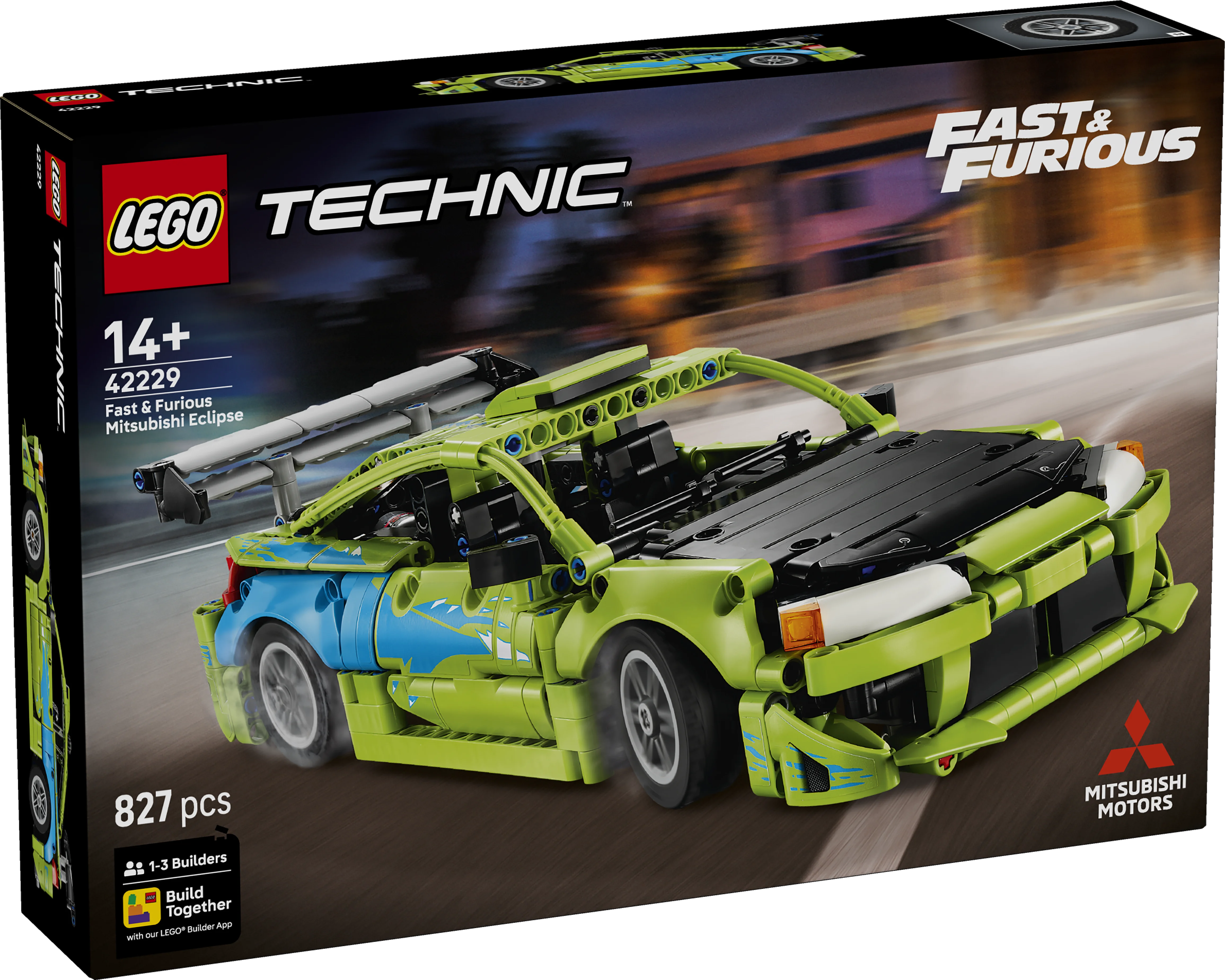 Lego Technic Fast And Furious Mitsubishi Eclipse Car 42229