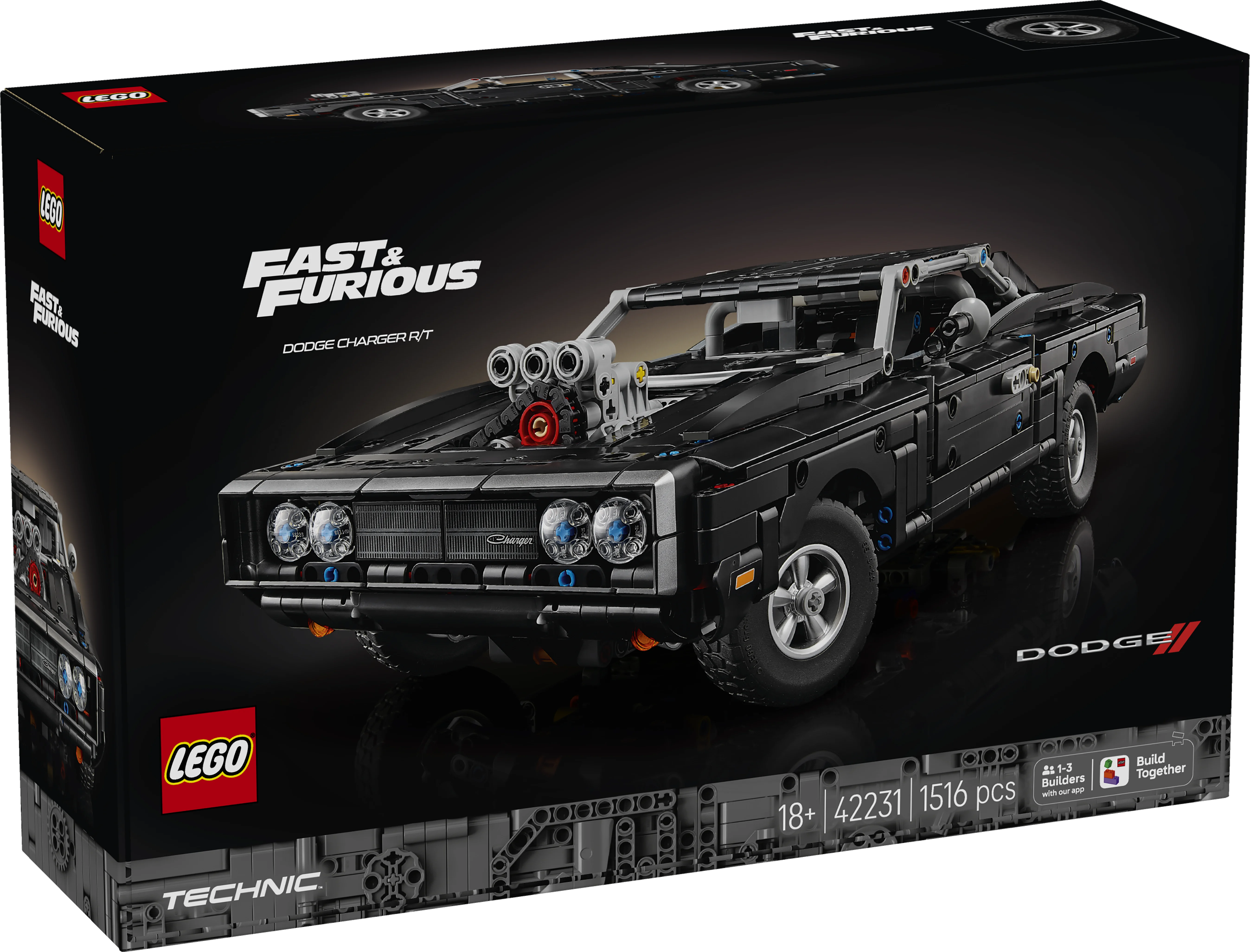 Lego Technic Fast And Furious Dodge Charger R/T Car 42231