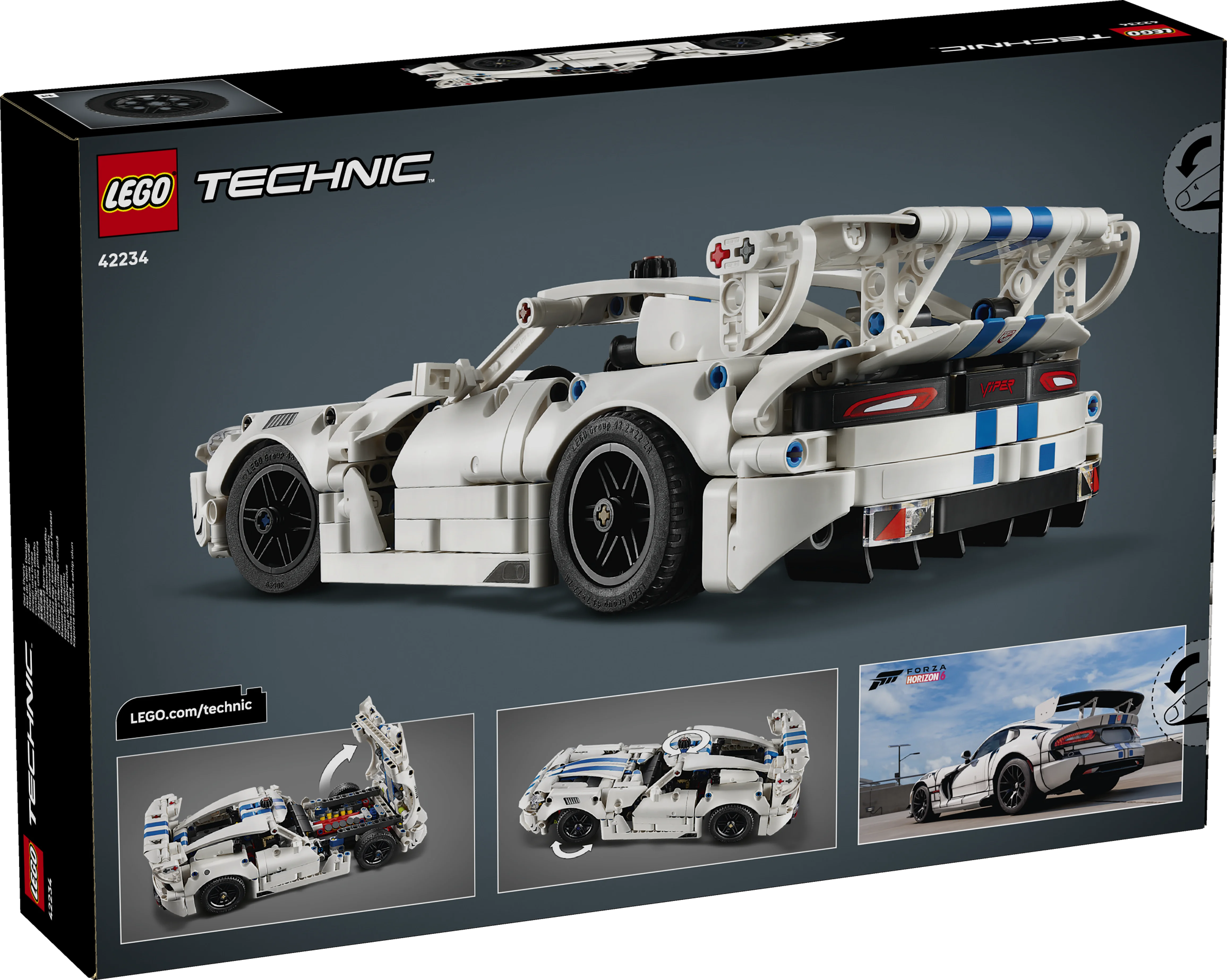 Lego® Technic™ Dodge Viper Gts-R Sports Car 42234