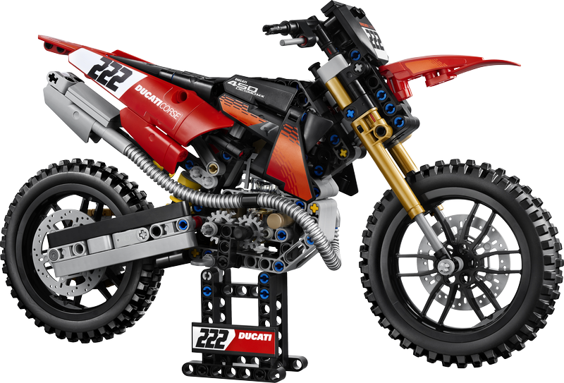 Lego Technic Ducati Desmo450 Mx Factory Motorcycle 42238