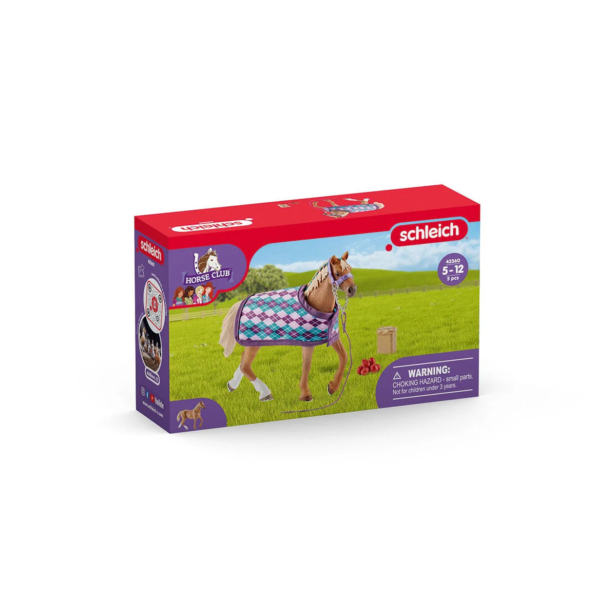 Schleich English Thoroughbred With Blanket
