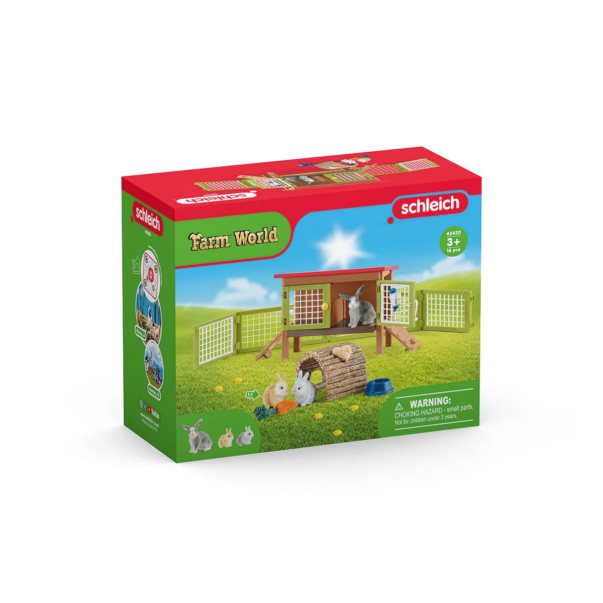 Schleich Farm World Rabbit Hutch