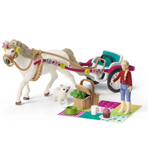 Schleich Horse Club Horse-Drawn Carriage For The Equestrian Show