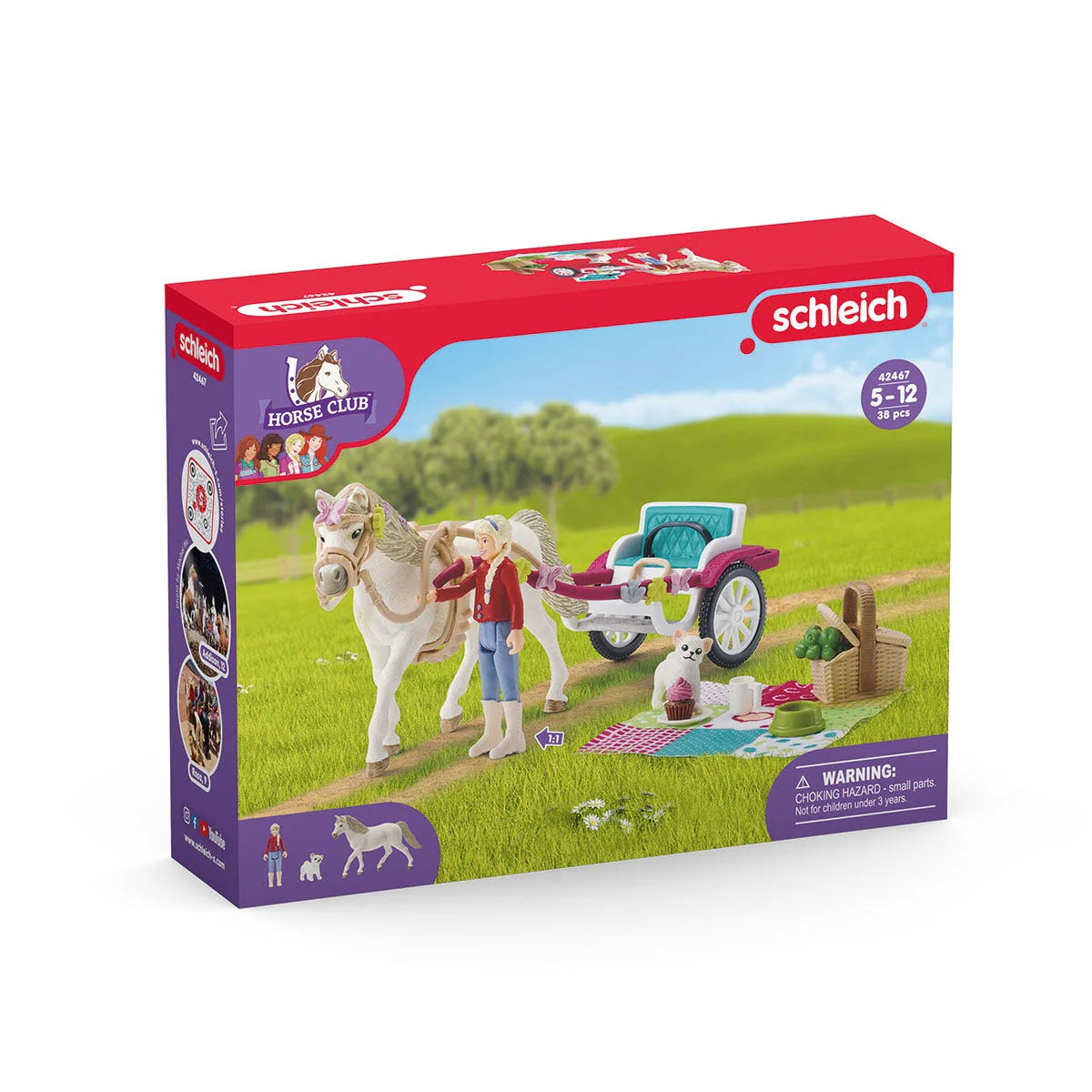Schleich Horse Club Horse-Drawn Carriage For The Equestrian Show