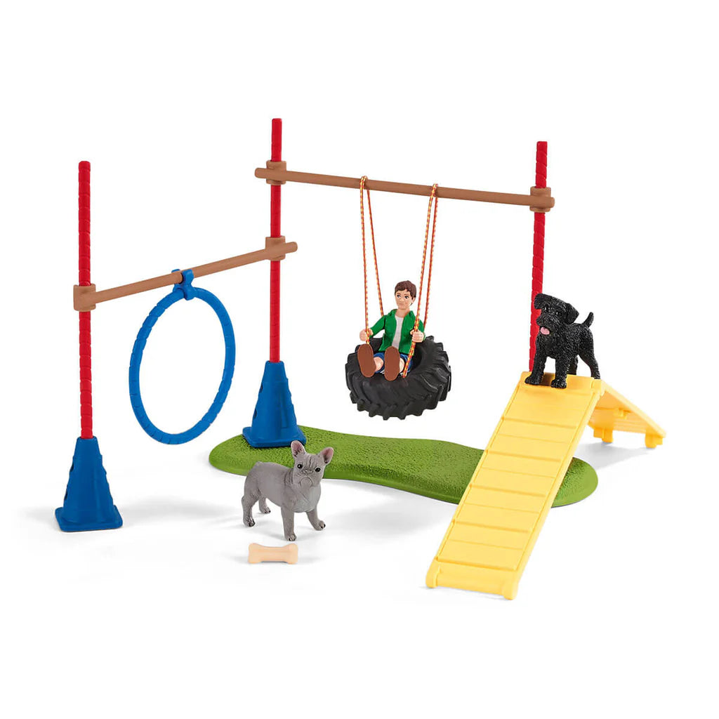 Schleich Puppy Agility Training Set 42536