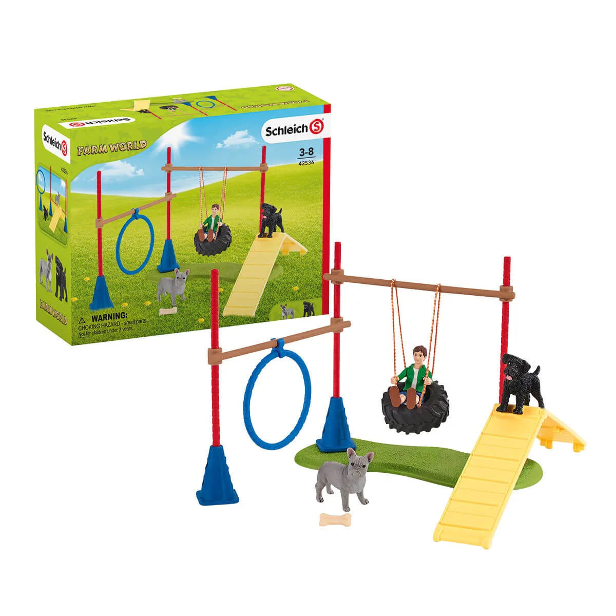 Schleich Puppy Agility Training Set 42536
