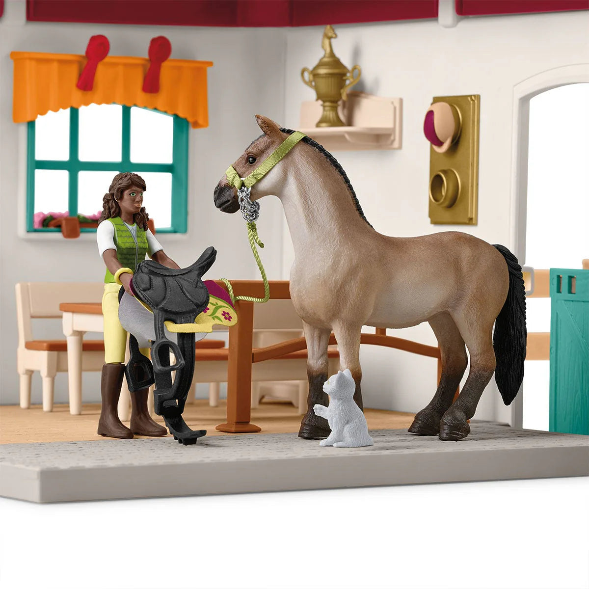Schleich Tack Room Extension With Horse And Rider