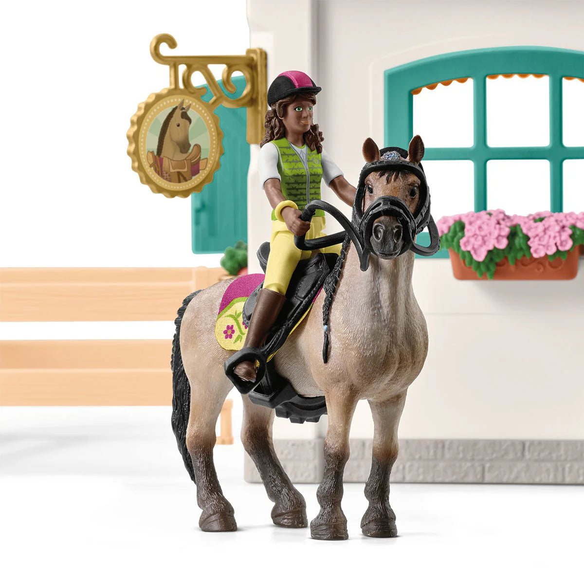 Schleich Tack Room Extension With Horse And Rider