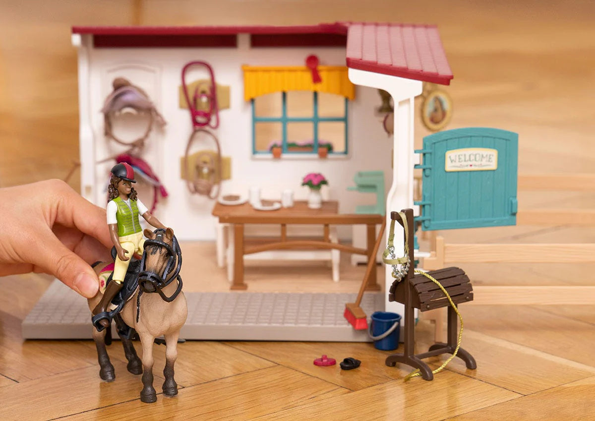 Schleich Tack Room Extension With Horse And Rider