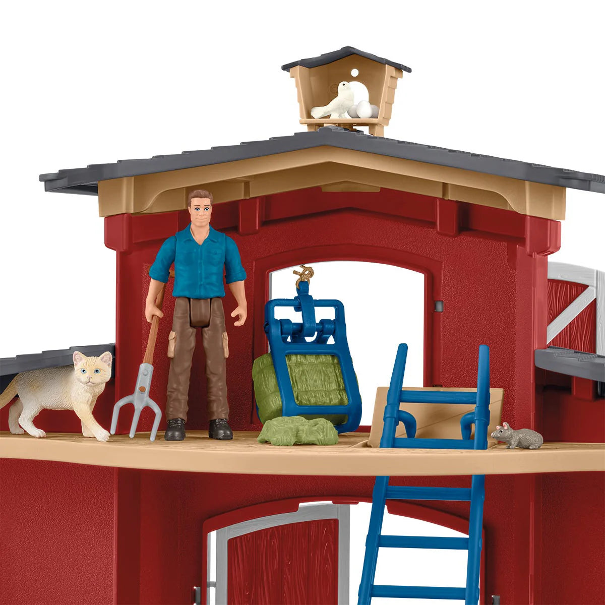 Schleich Red Barn With Animals And Accessories