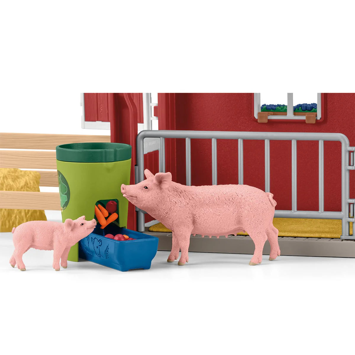 Schleich Red Barn With Animals And Accessories