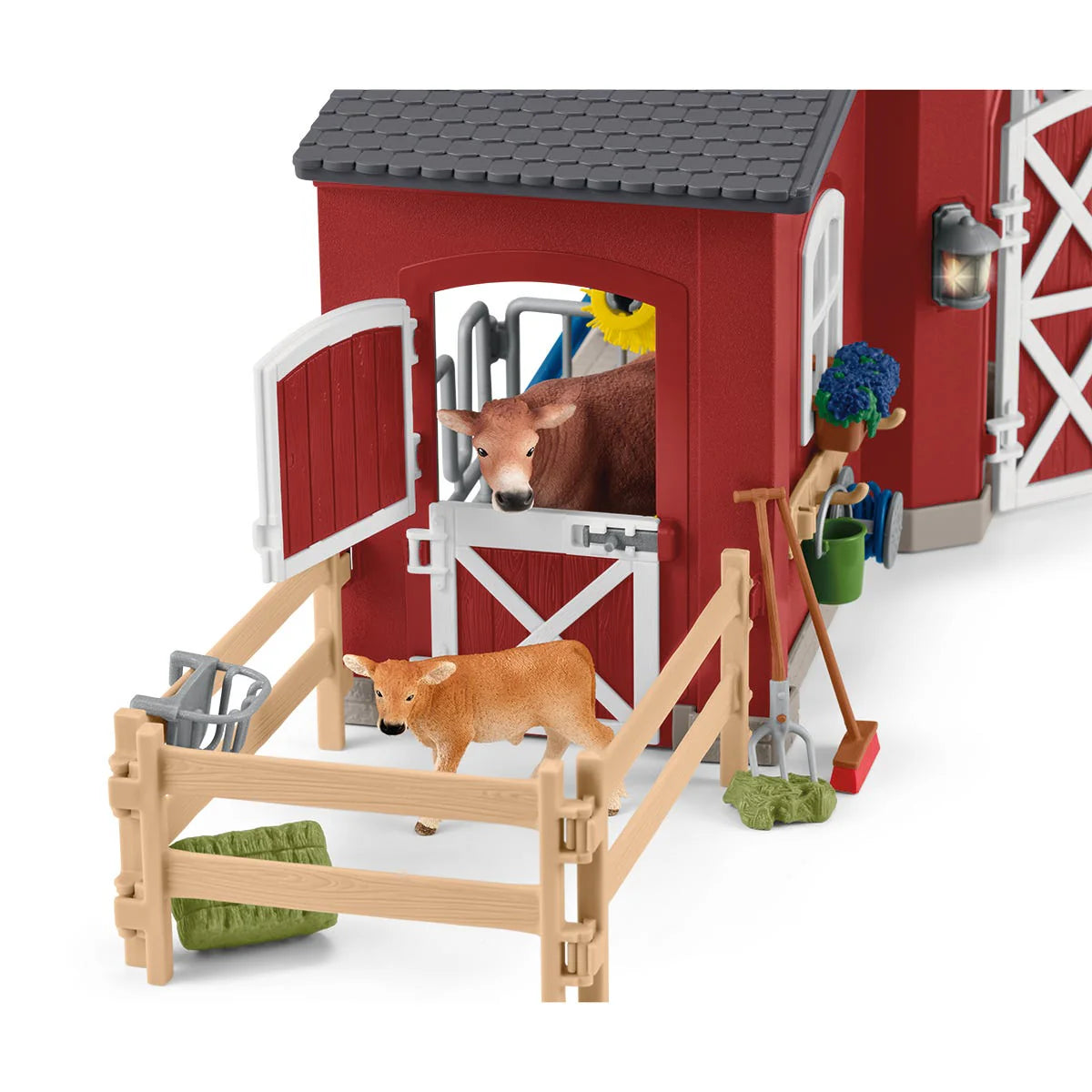 Schleich Red Barn With Animals And Accessories