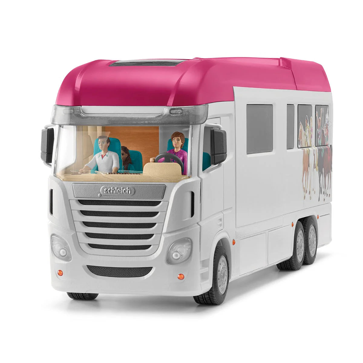Schleich Horse Club Transporter Set With 3 Horses & 3 Figures