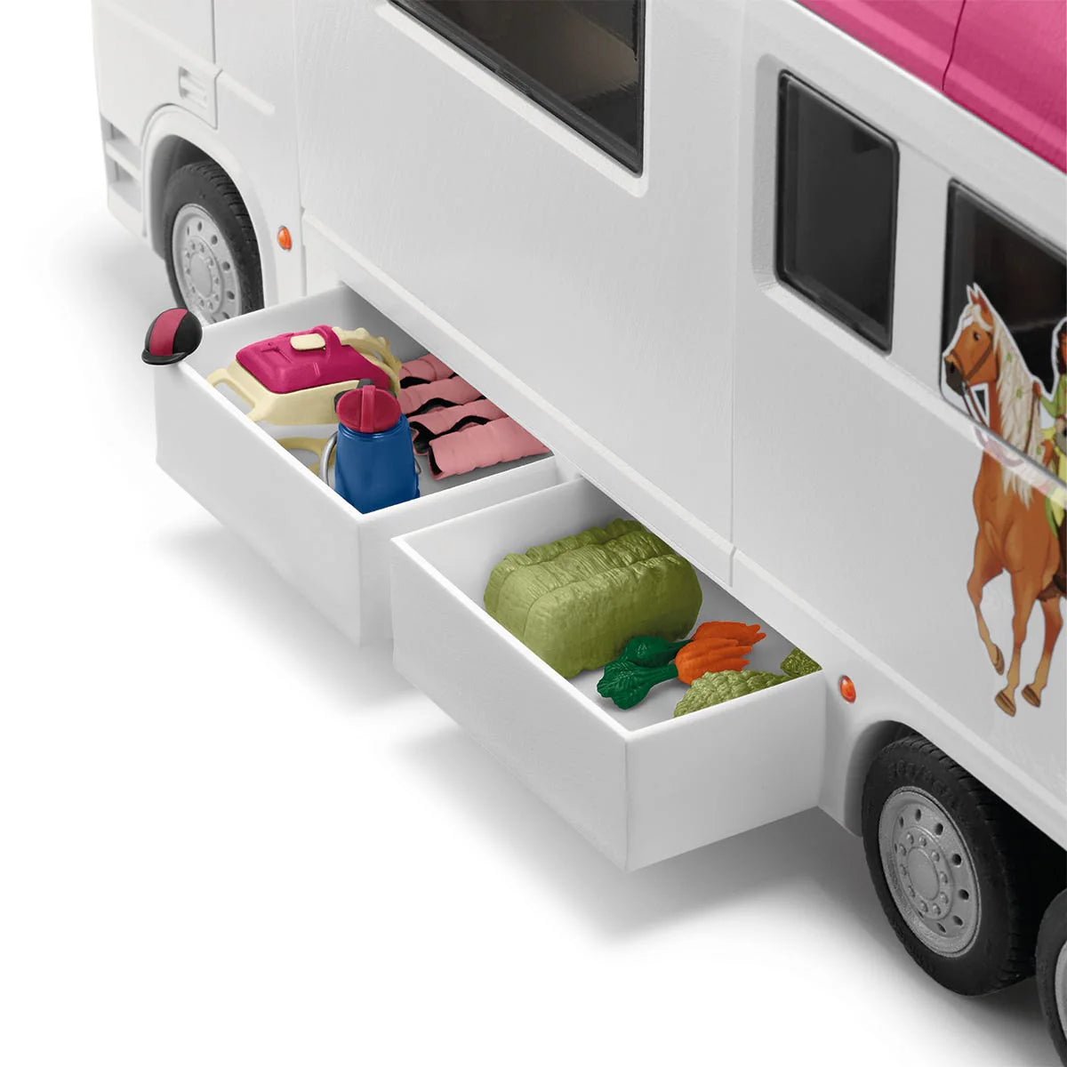 Schleich Horse Club Transporter Set With 3 Horses & 3 Figures