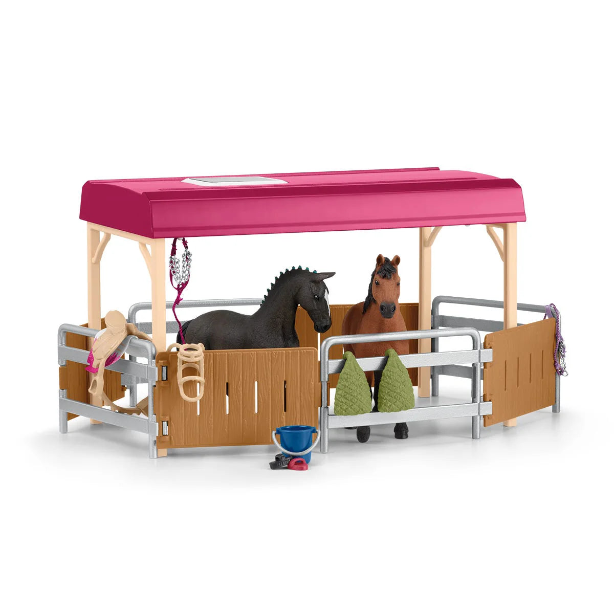 Schleich Horse Club Transporter Set With 3 Horses & 3 Figures