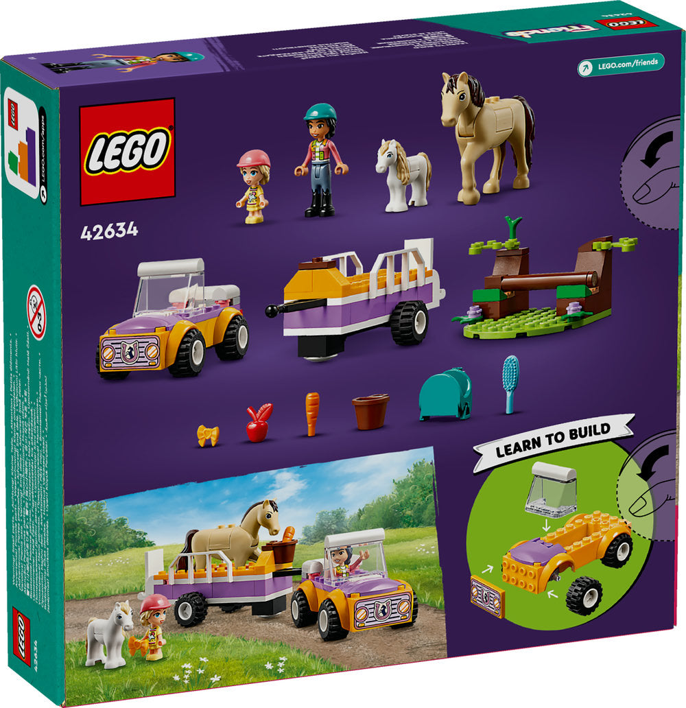 Lego® Friends Horse And Pony Trailer Toy 42634