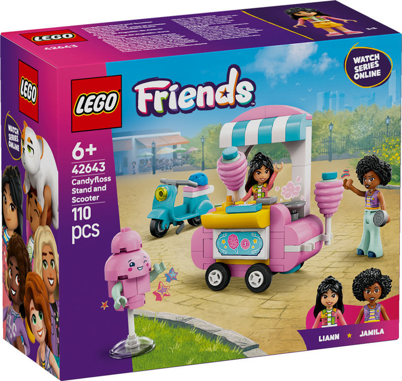 Lego® Friends Candyfloss Stand And Scooter 42643