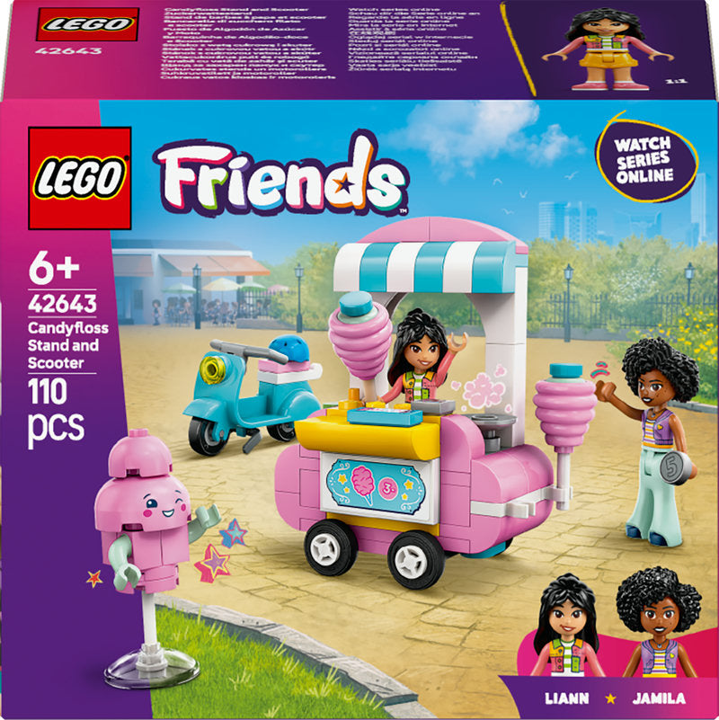 Lego® Friends Candyfloss Stand And Scooter 42643