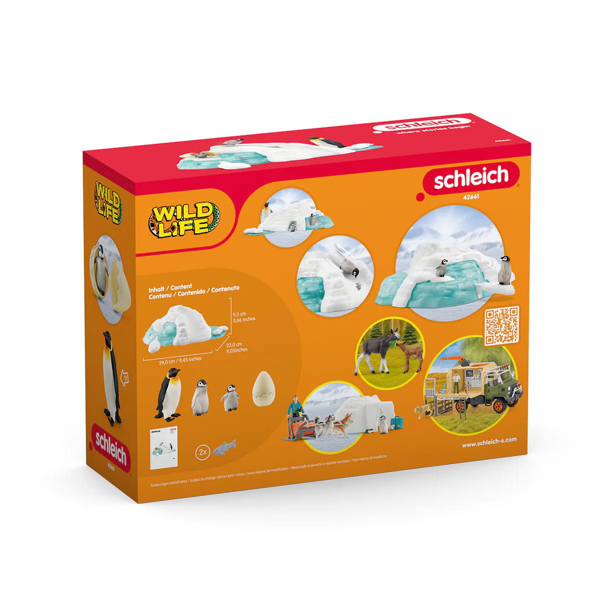 Schleich Wild Life 42661 Penguin Family Fun