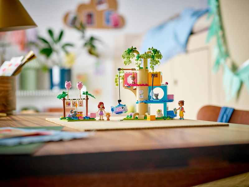 Lego® Friends Cat Birthday Party & Tree House Building Kit Toy 42666
