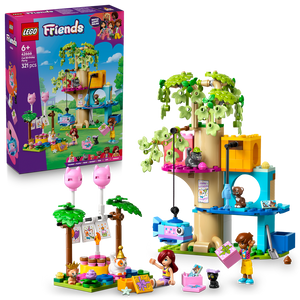 Lego® Friends Cat Birthday Party & Tree House Building Kit Toy 42666
