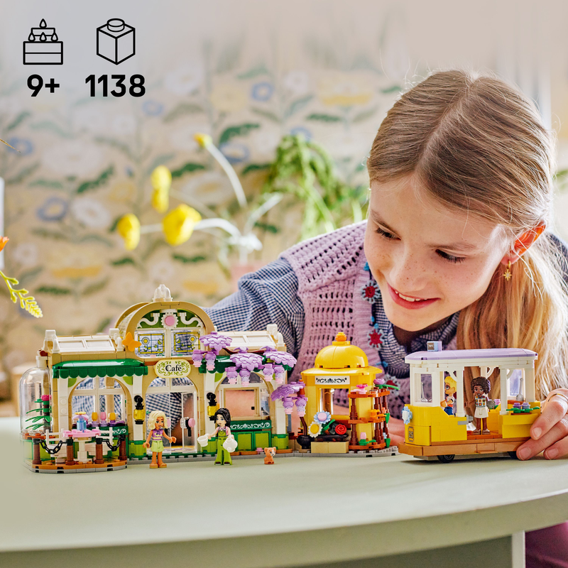 Lego® Friends Plant Café & Flower Shop Building Kit Pretend-Play Set 42671