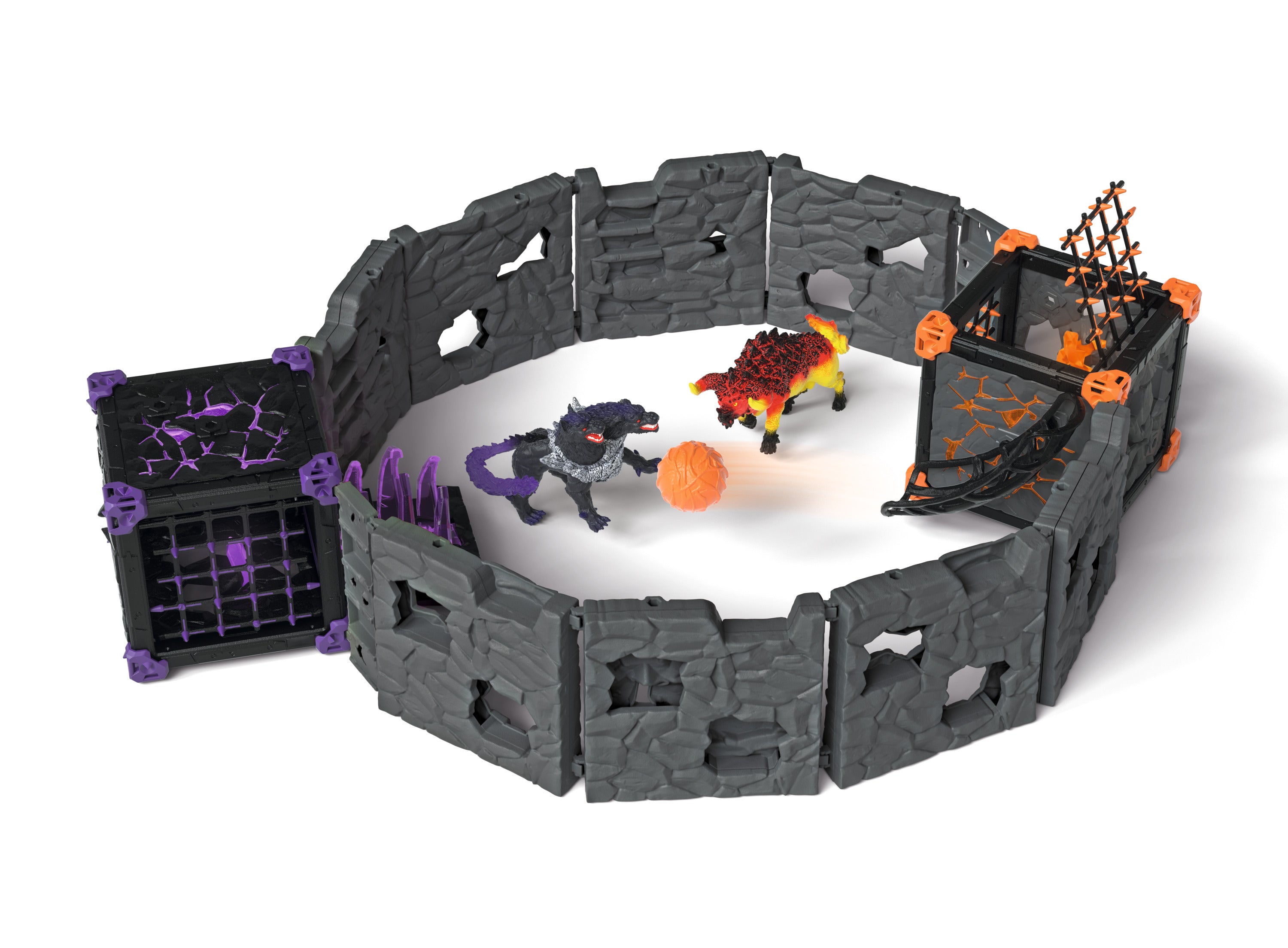 Schleich Eldrador 42673 Battlecave Arena: Lava Vs. Shadow