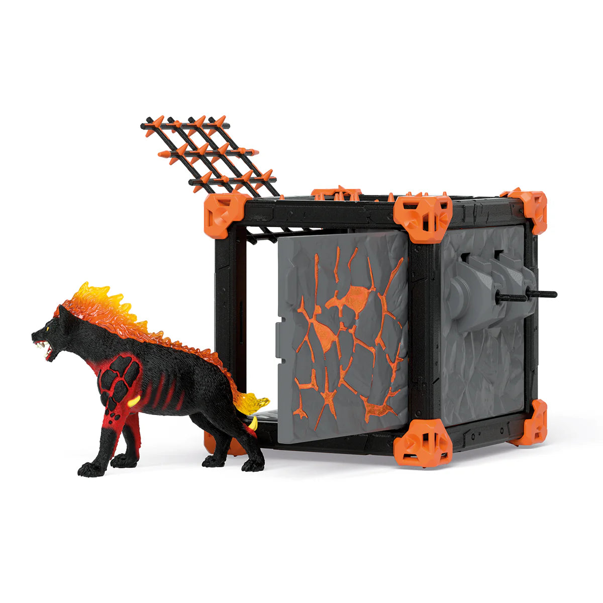 Schleich Eldrador Creatures Battlecave Lava Hyena 42674