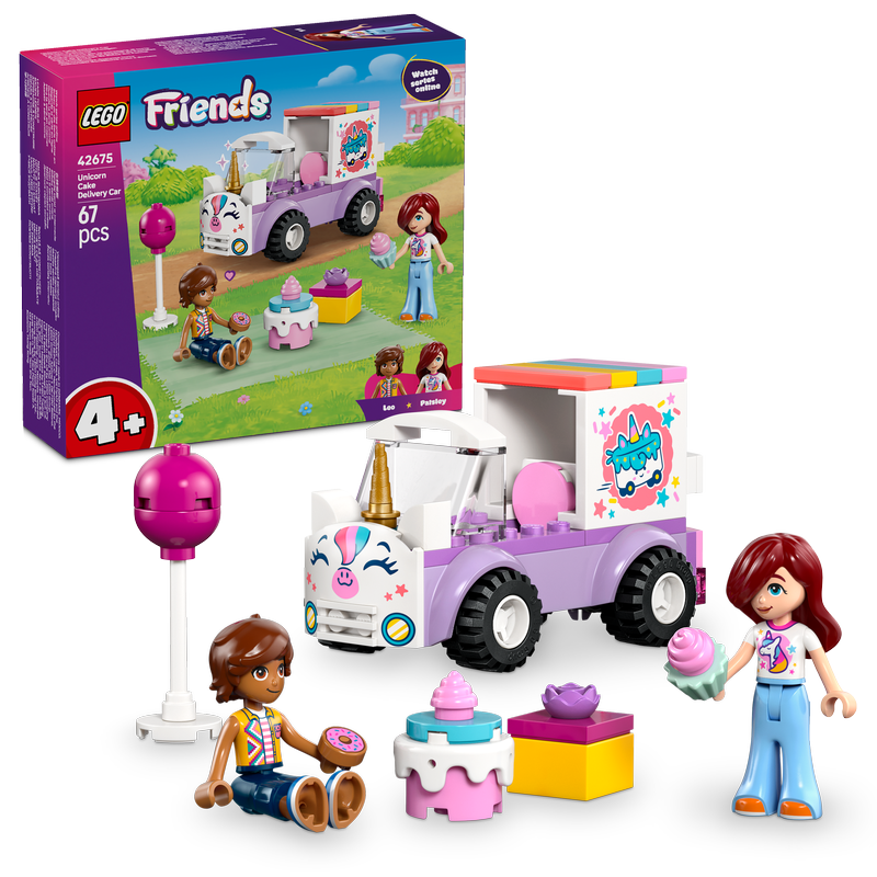 Lego® Friends Unicorn Cake Delivery Car Toy 42675