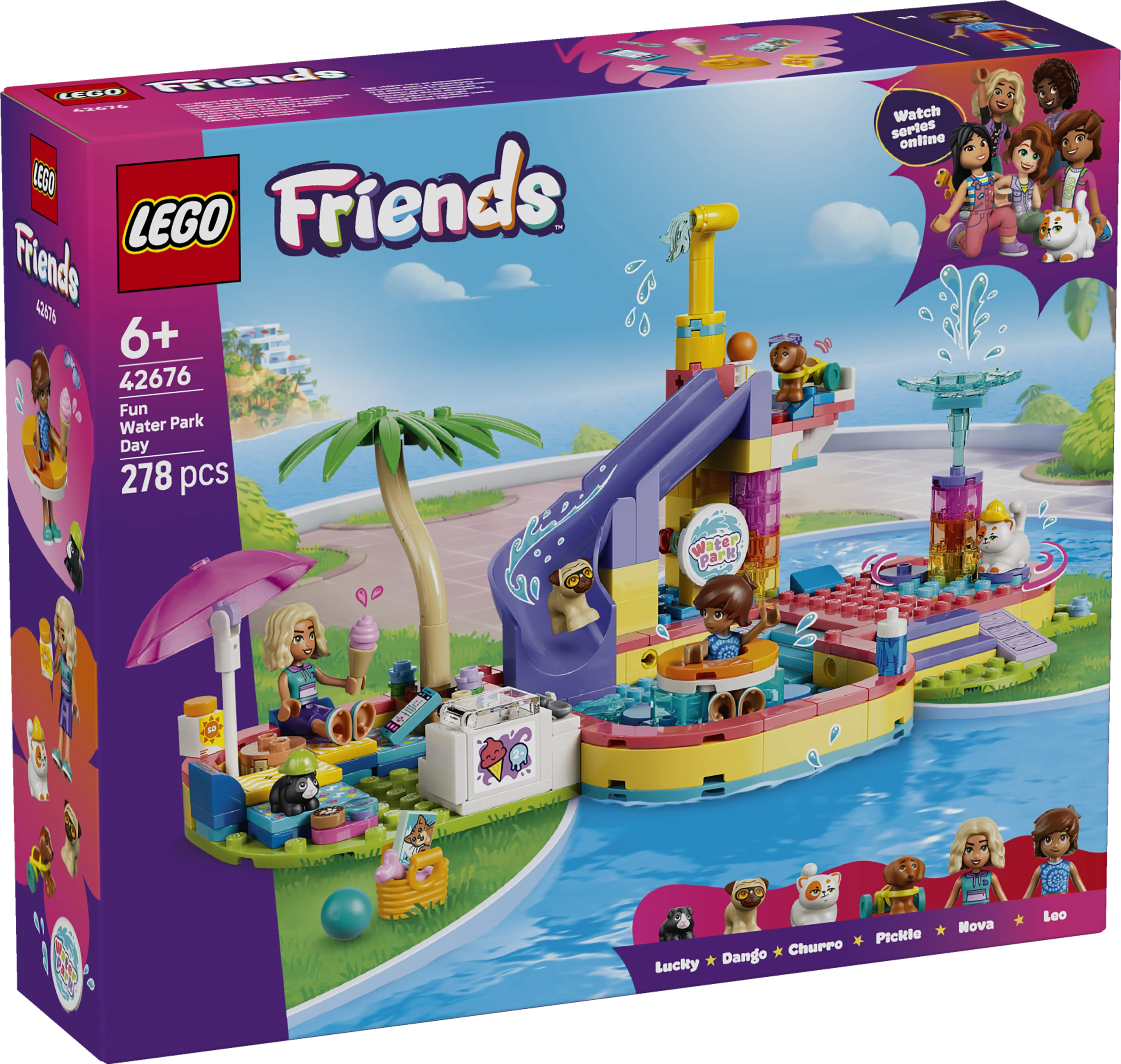 Lego Friends Fun Water Park Day Building Toy 42676