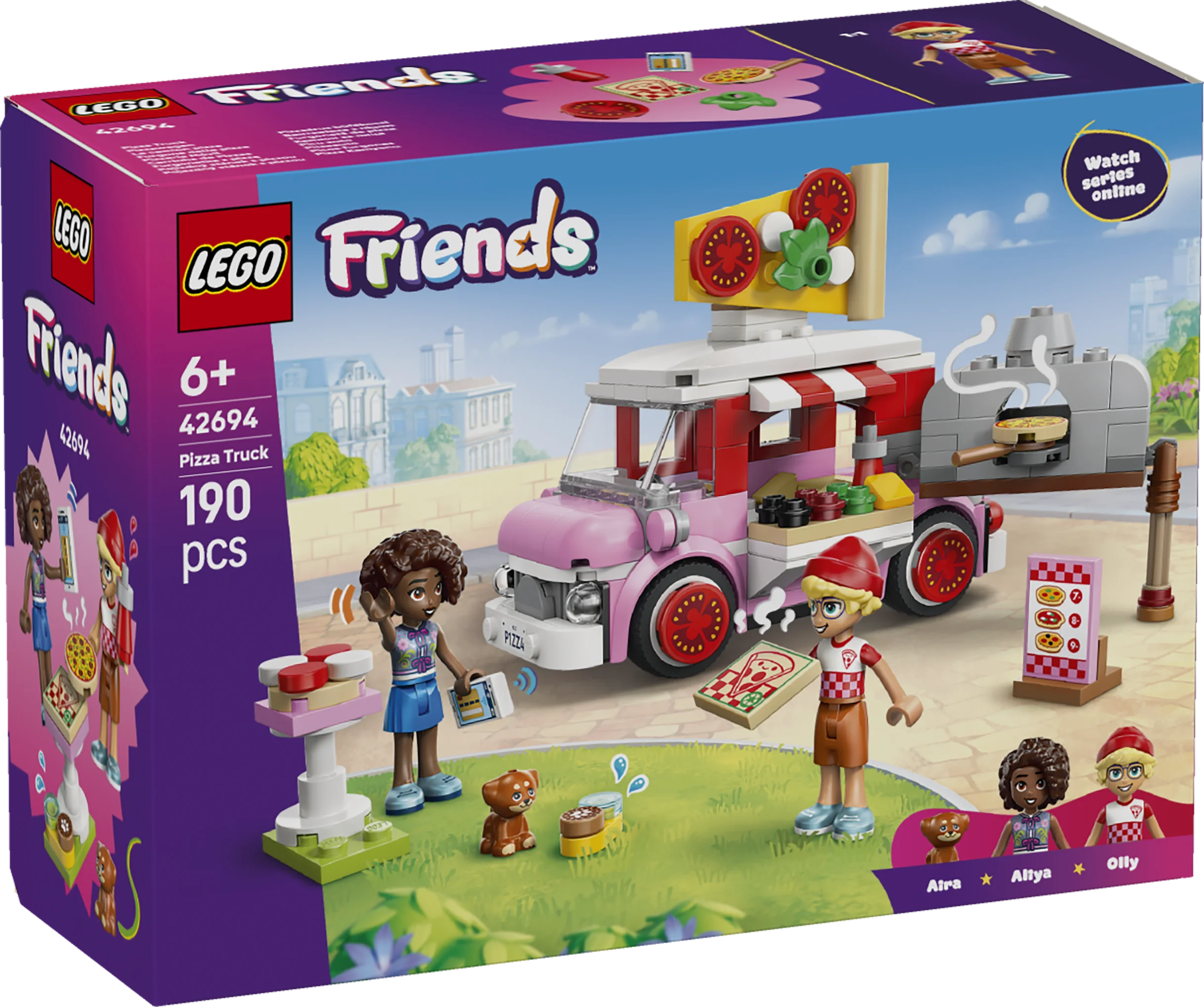 Lego Friends Pizza Truck Toy With Play Food 42694