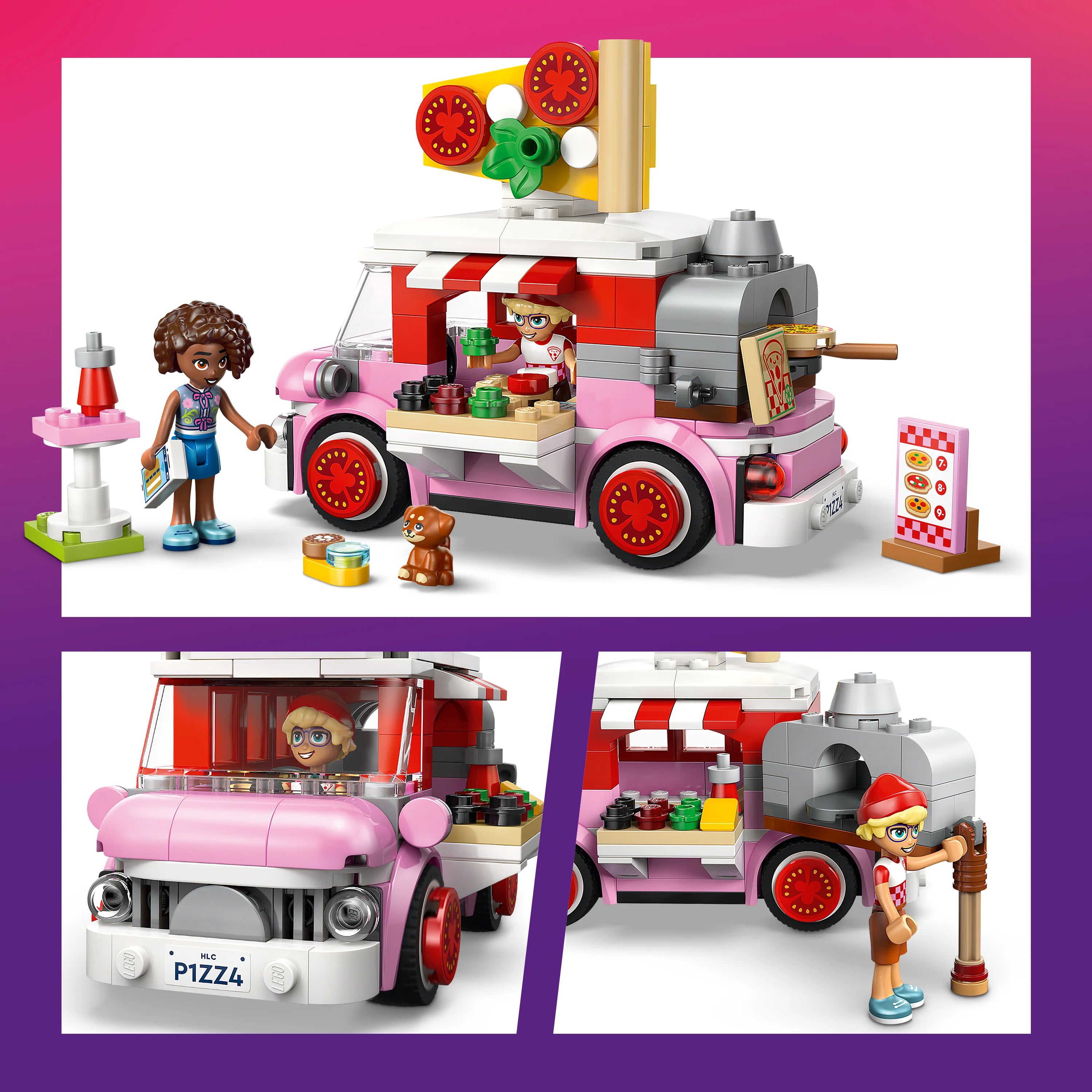Lego Friends Pizza Truck Toy With Play Food 42694