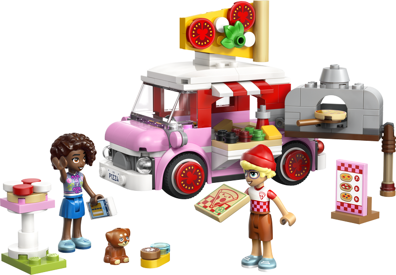 Lego Friends Pizza Truck Toy With Play Food 42694