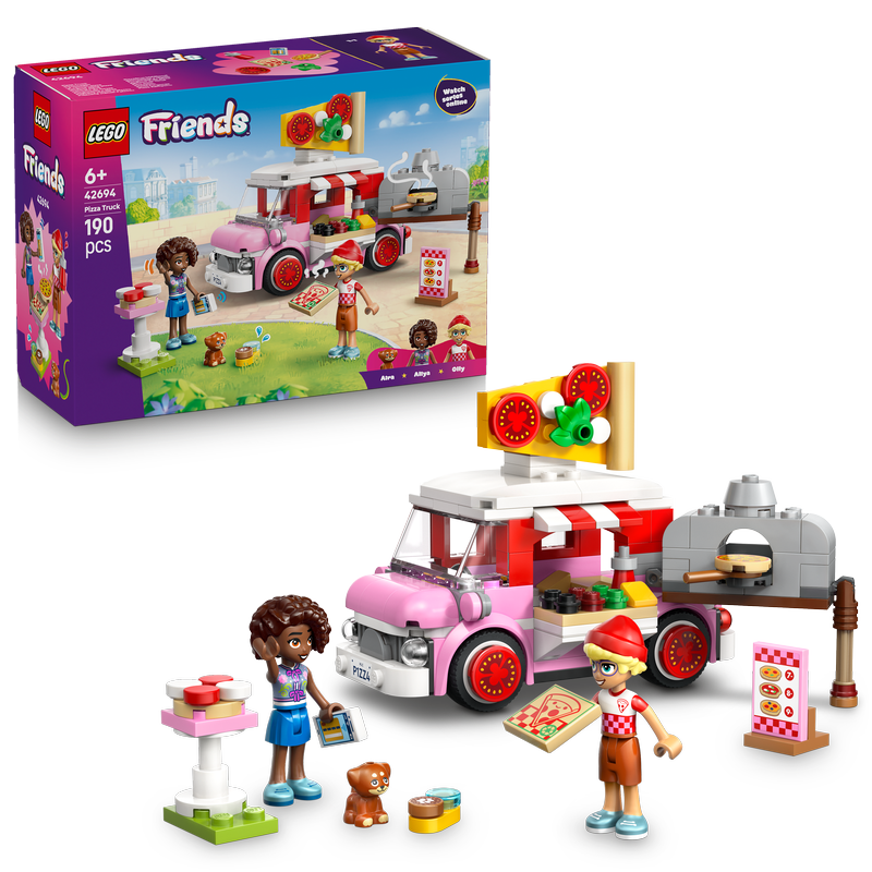 Lego Friends Pizza Truck Toy With Play Food 42694