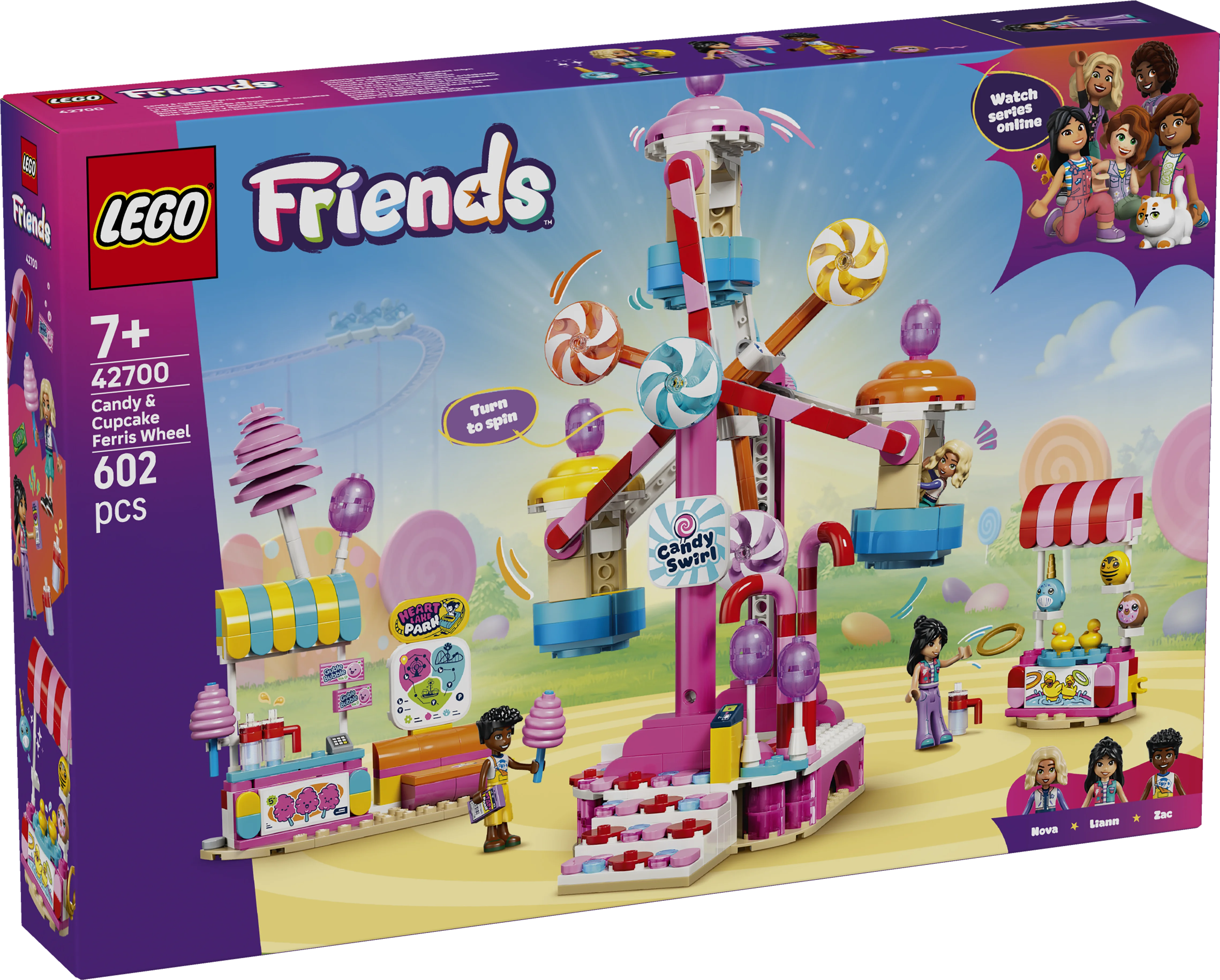 Lego Friends Candy & Cupcake Ferris Wheel Set 42700