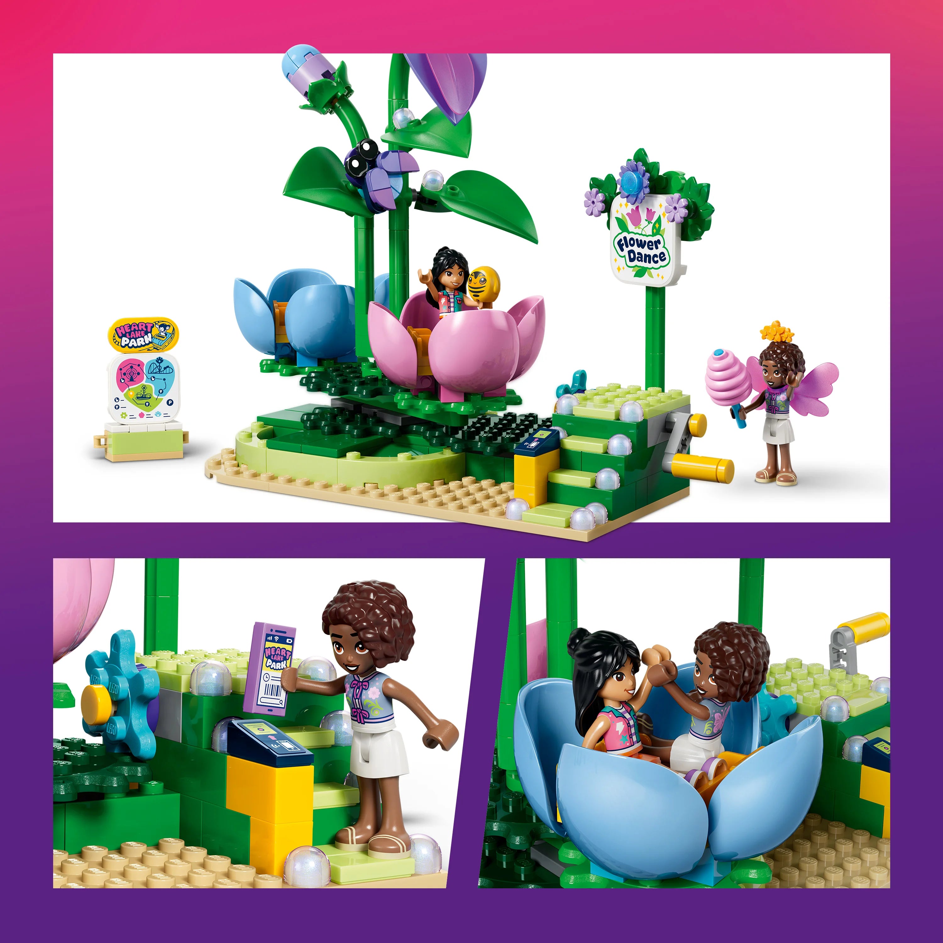 Lego Friends Spinning Flower & Fairy Teacup Ride 42702