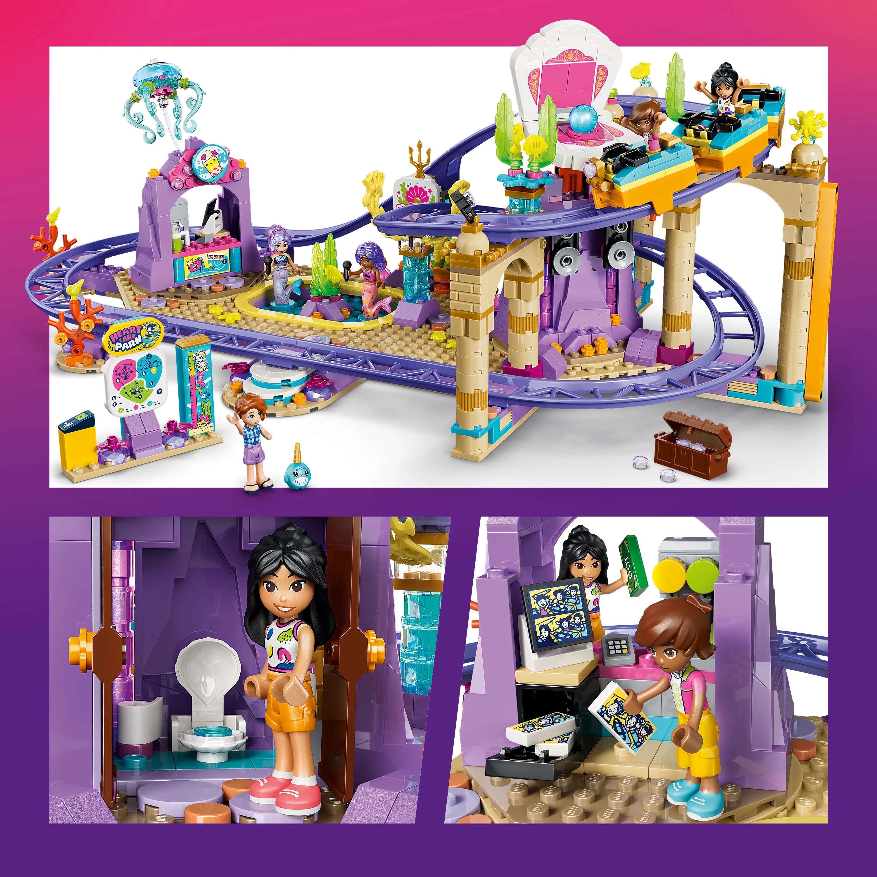 Lego Friends Mermaid Roller Coaster Ride Toy 42703